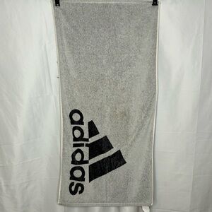 🐼 3/$25 Adidas White Sport Towel with Black Logo